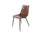 Vig Furniture Gilliam - Modern Brown Dining Chair (Set of 2) | Modishstore | Dining Chairs
