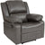 Harmony Series Gray Leathersoft Recliner By Flash Furniture | Chairs & Recliners | Modishstore