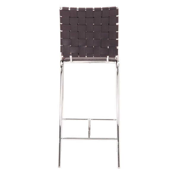 Zuo Criss Cross Counter Chair - Set Of 2 | Counter Stools | Modishstore-8