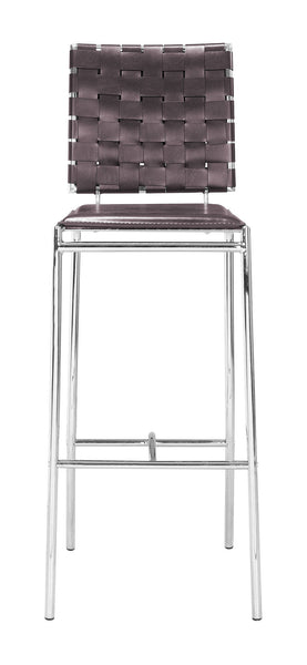 Zuo Criss Cross Bar Chair - Set Of 2 | Bar Stools | Modishstore-6