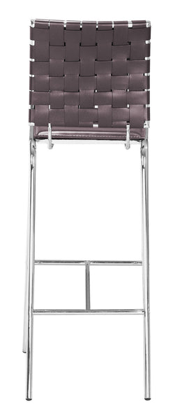 Zuo Criss Cross Bar Chair - Set Of 2 | Bar Stools | Modishstore-7