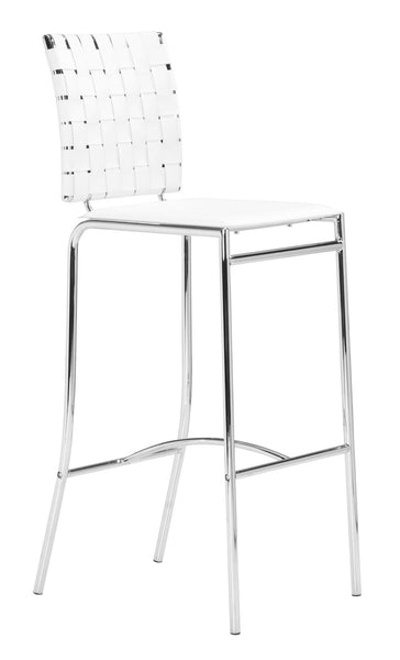 Zuo Criss Cross Bar Chair - Set Of 2 | Bar Stools | Modishstore-3