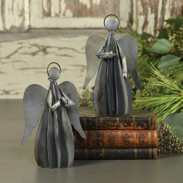 HomArt Galvanized Angel - Set of 8 - Feature Image | Modishstore | Holiday