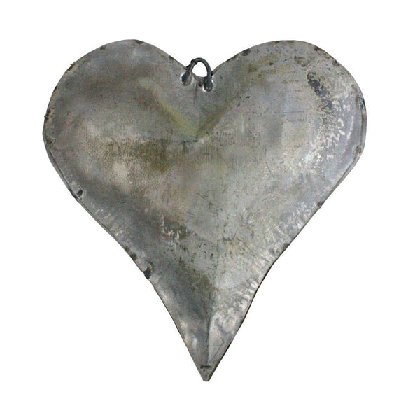 HomArt Tin Mans Heart - Galvanized - Set of 6-2