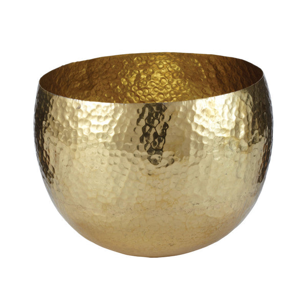 Dimond Home Gold Hammered Brass Bowl | Modishstore | Decorative Bowls