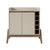Manhattan Comfort Essence 5-Bottle Wine Buffet Stand | Sideboards | Modishstore-9