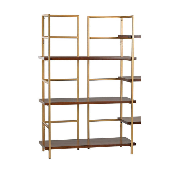 Sterling Industries Balart Gold And Walnut Extension For Shelf Unit Shelves & Shelving Units, Sterling Industries, - Modish Store-3