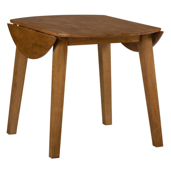 Jofran Simplicity Honey Round Drop-leaf Table
