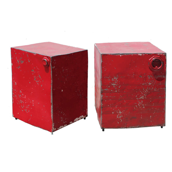 A&B Home Antique Look Metal Cubes - Set Of 2