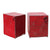 A&B Home Antique Look Metal Cubes - Set Of 2