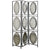 A&B Home Aviva 3-Panel Screen With Antiqued Mirrors