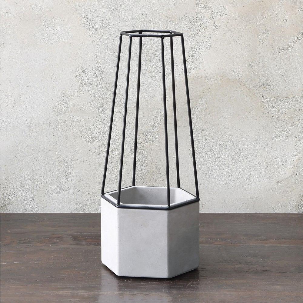 HomArt Indio Planter - Cement - Set of 2-5