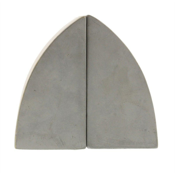 HomArt Geometric Cement Bookends - Arch-3