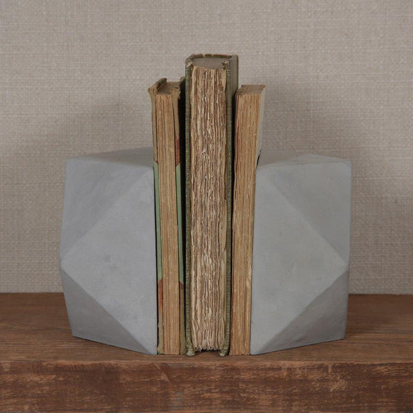 HomArt Geometric Cement Bookends-7