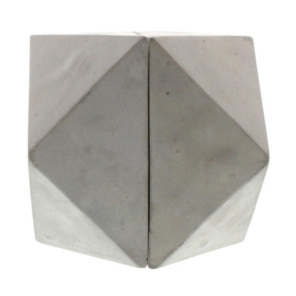 HomArt Geometric Cement Bookends - Cubeoctahedron-4