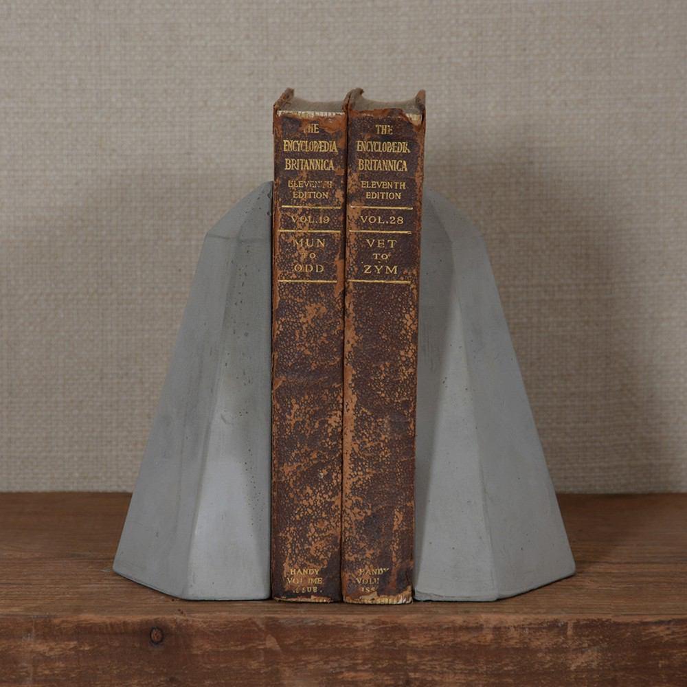 HomArt Geometric Cement Bookends-9