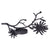 A&B Home Wood Candle Holder - Set Of 2