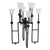 A&B Home Metal/Glass Candle Holder - Set Of 2