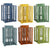 A&B Home Wooden Lanterns - Set Of 6