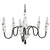 A&B Home Metal/Ceramic Chandelier