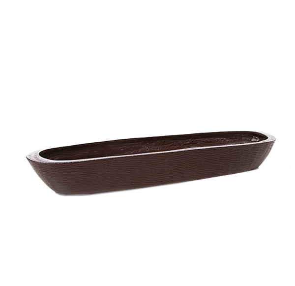 Gold Leaf Design Group Etched Brown Resin Boat | Home Accents | Modishstore