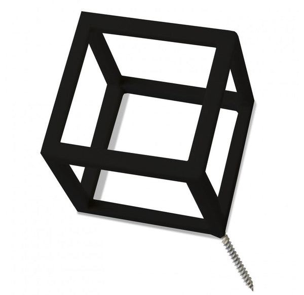 Wall Play: Cubical, Matte Black (Set of 10) by Gold Leaf Design Group | Wall Decor | Modishstore-3