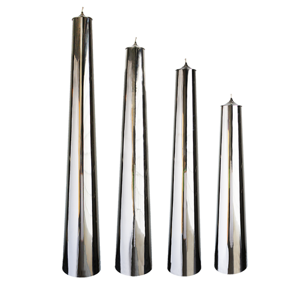 Gold Leaf Design Group Stainless Steel Column Candle Vase | Vases | Modishstore