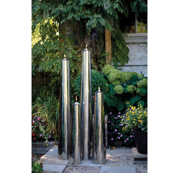 Gold Leaf Design Group Stainless Steel Column Candle Vase | Vases | Modishstore-5