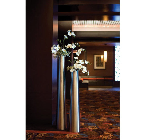 Gold Leaf Design Group Stainless Steel Column Candle Vase | Vases | Modishstore-3