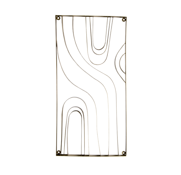 Gold Leaf Design Group Metal Wood Grain Panel - Set Of 2 | Wall Decor | Modishstore-4