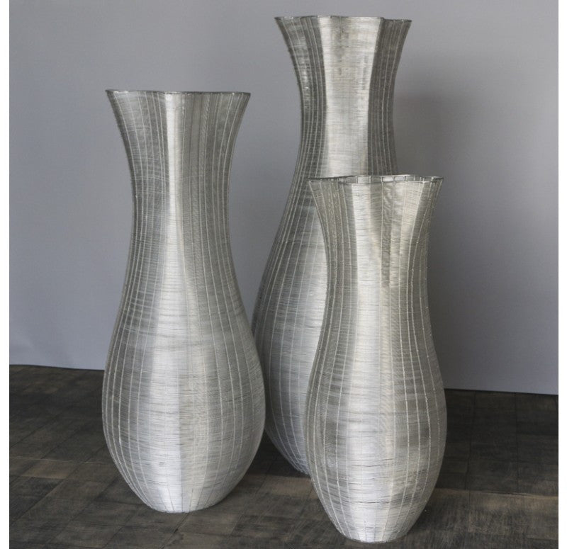 Hydra Floor Baskets-Gold Leaf Design Group | Planters, Troughs & Cachepots | Modishstore