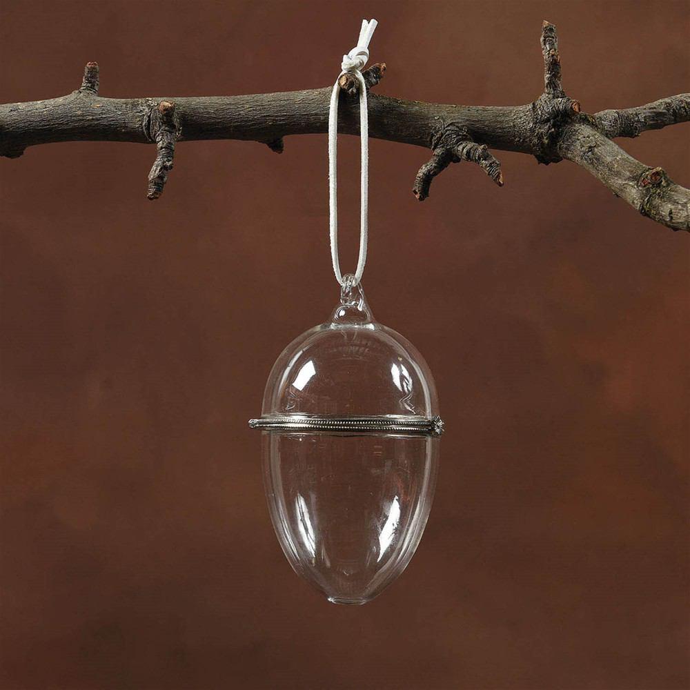 HomArt Glass Keepsake Box Ornament - Egg - Set of 12-3