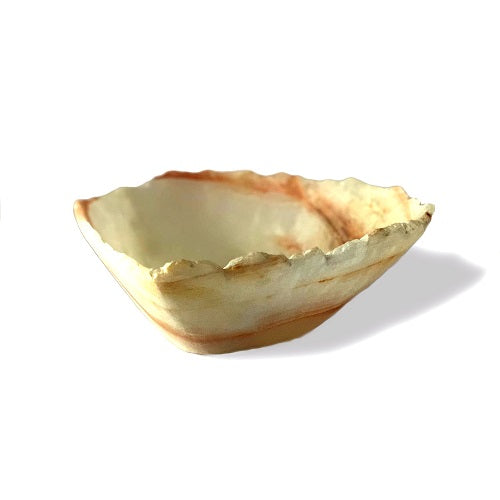 Raw Edge Natural Free Form Onyx Bowl - Small-3