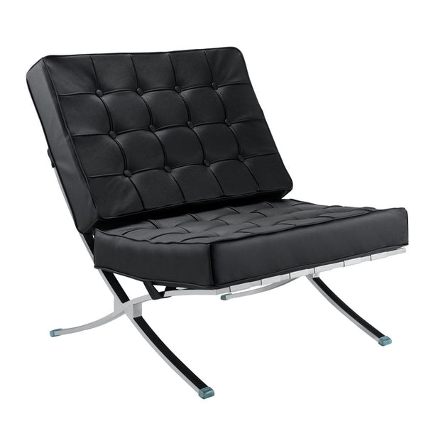 Fine Mod Imports Pavilion Chair in Italian Leather | Accent Chairs | Modishstore-2