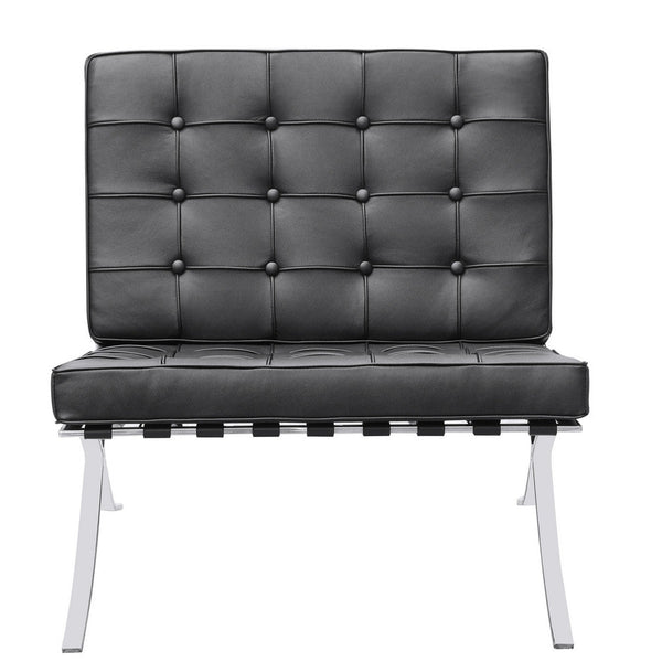 Fine Mod Imports Pavilion Chair in Italian Leather | Accent Chairs | Modishstore-4
