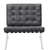 Fine Mod Imports Pavilion Chair in Italian Leather | Accent Chairs | Modishstore-4