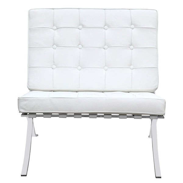 Fine Mod Imports Pavilion Chair in Italian Leather | Accent Chairs | Modishstore-6