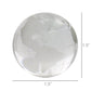 HomArt Glass Globe - Clear-Etched