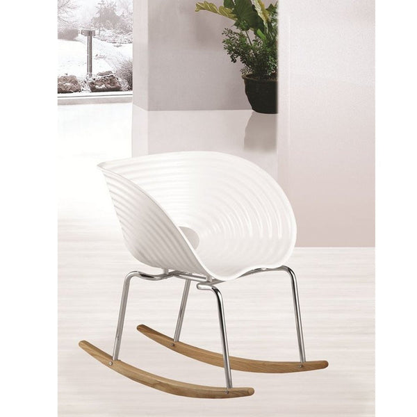 Fine Mod Imports Vac Arm Rocker Chair | Accent Chairs | Modishstore