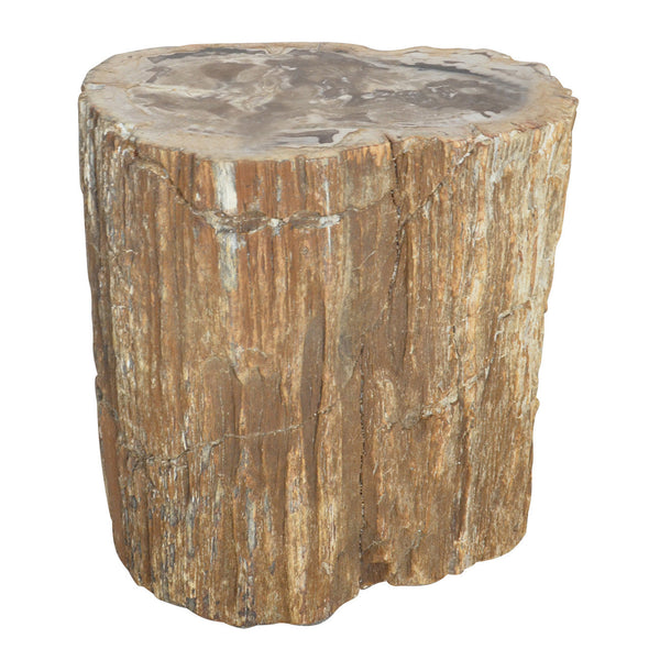 A&B Home Petrified Wood Decorative Stool