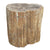 A&B Home Petrified Wood Decorative Stool