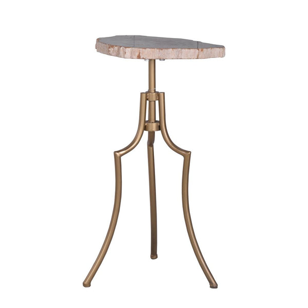 A&B Home Fret Tripod Side Table