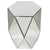 A&B Home Geometric Mirrored Accent Table