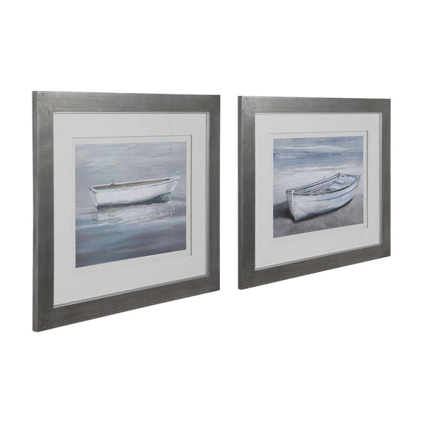 Uttermost Anchored by The Beach Framed Prints Set of 2 | Modishstore | Wall Art-5