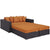 Modway Convene 4 Piece Outdoor Patio Daybed | Outdoor Patio Daybed | Modishstore-5