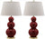 Safavieh Pamela Triple Gourd Ceramic Lamp | Table Lamps |  Modishstore  - 3