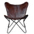 A&B Home Brown Leather Chair Armchair