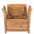 A&B Home Brown Entry Way Bench