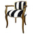 A&B Home Glamorous Gold Finish Arm Chair