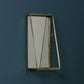 HomArt Monroe Mirror with Shelf - Brass - Set of 2-5